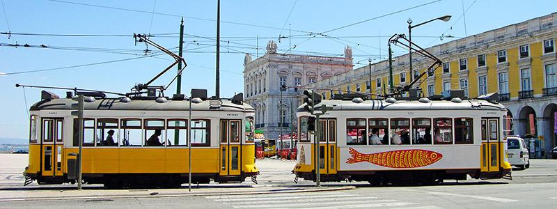 Sporvogne i Lissabon, Portugal